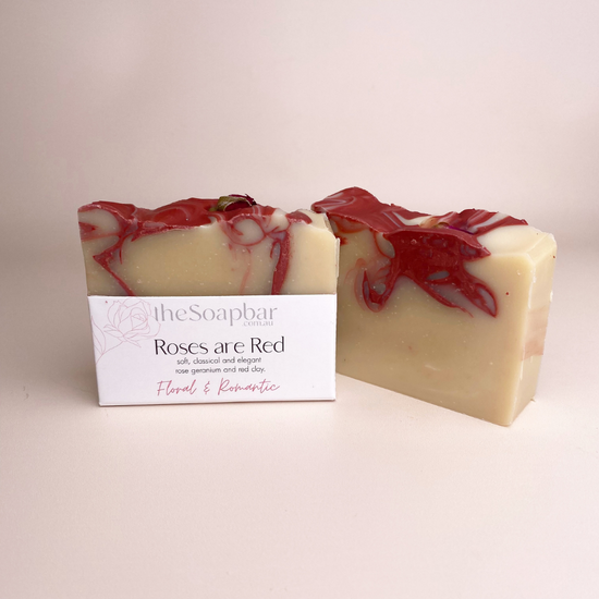 The Soap Bar 125g Soap Roses Are Red