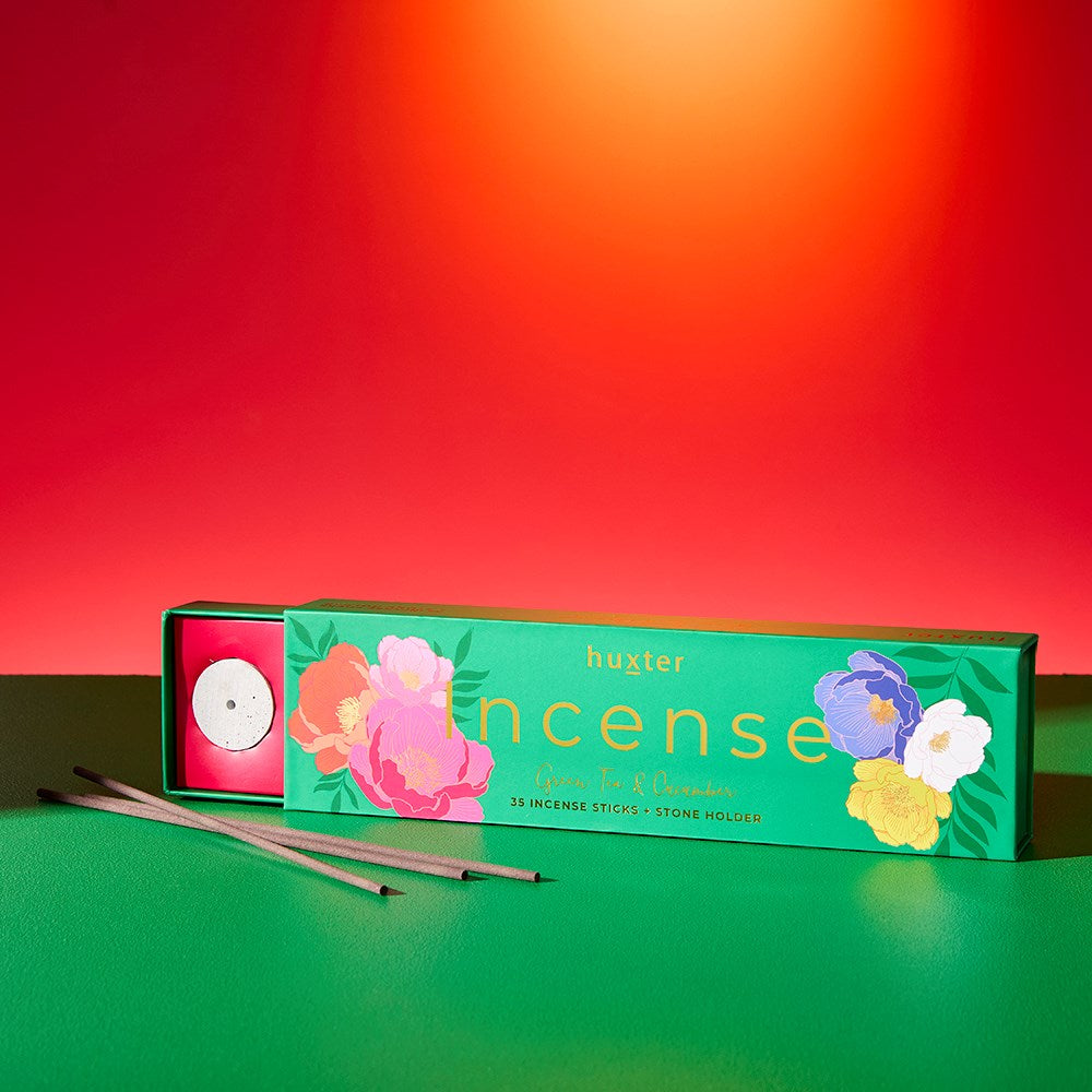 Huxter Incense Sticks Gift Box - Green Tea & Cucumber