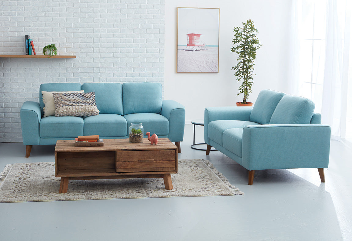 Regan 3 & 2 Seater Sofa Pair – Fabric Lounges from BJs Furniture Horsham
