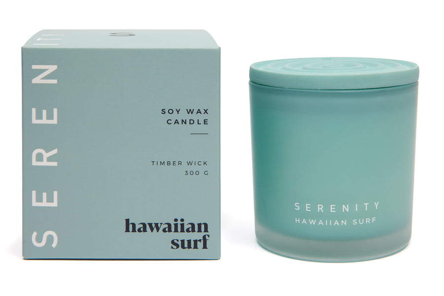 Serenity Coloured Core Candle Hawaiian Surf – Home Fragrance from BJs Furniture Horsham
