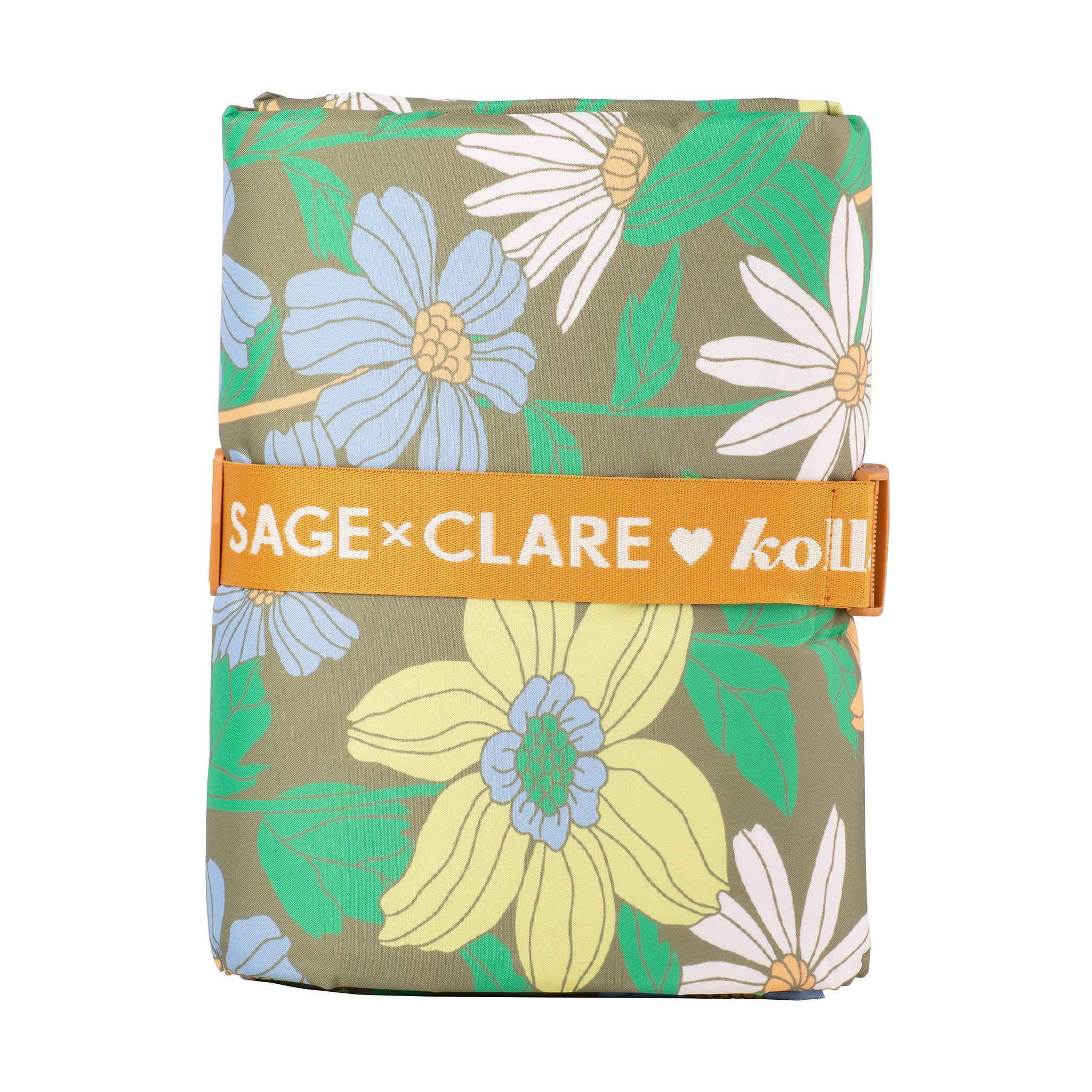 Kollab Classic Picnic Mat Sage x Clare Floria – Accessories from BJs Furniture Horsham