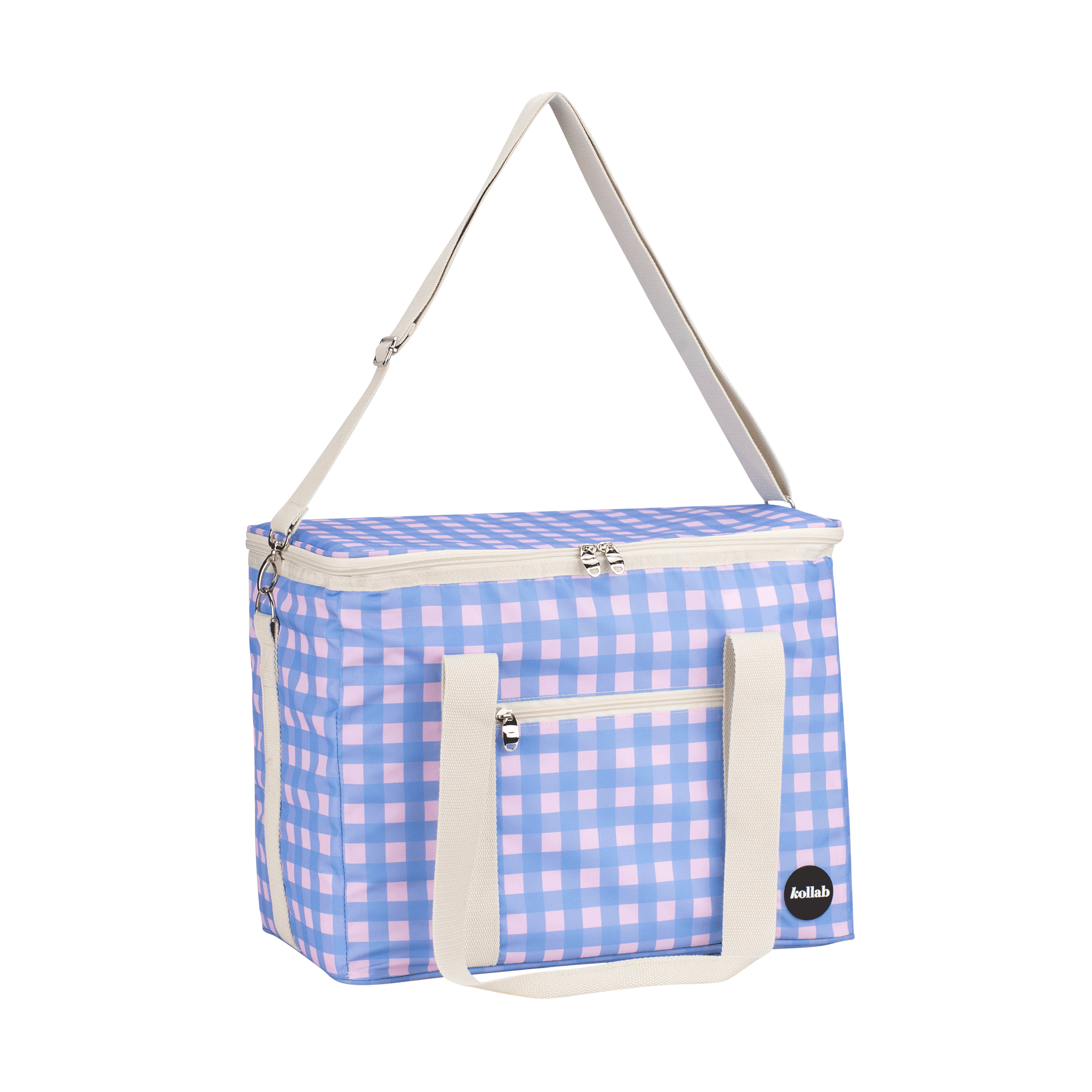 Kollab Holiday Picnic Bag Skyberry Gingham