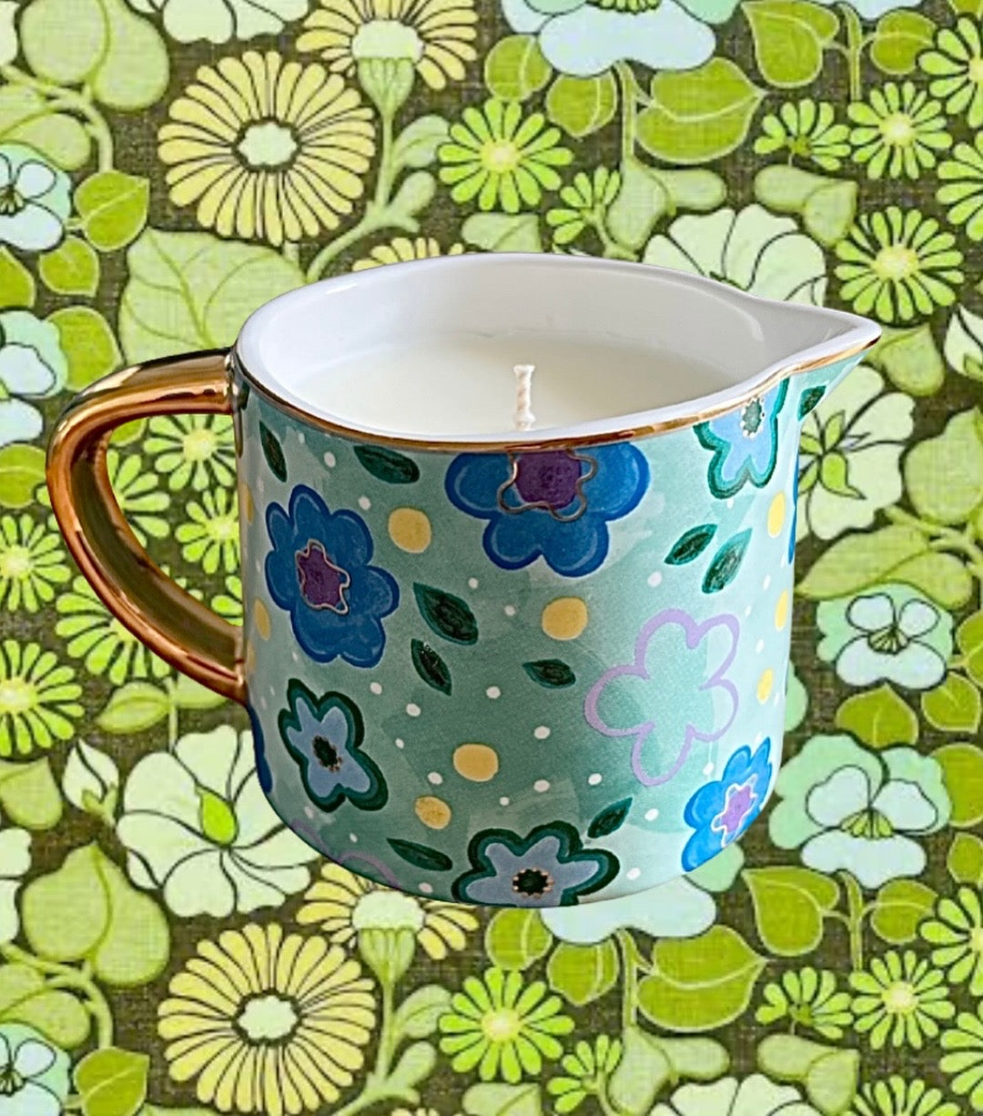 Carla Dinnage Foxy Coconut Lime Green Candle