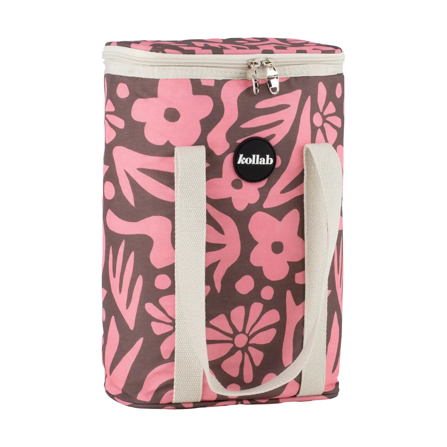 Kollab Wine Cooler Bag Peach Bloom