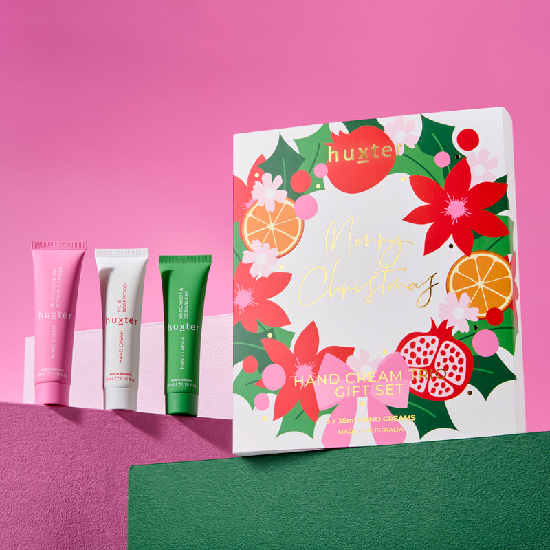 Huxter Christmas Hand Cream Trio Gift Set