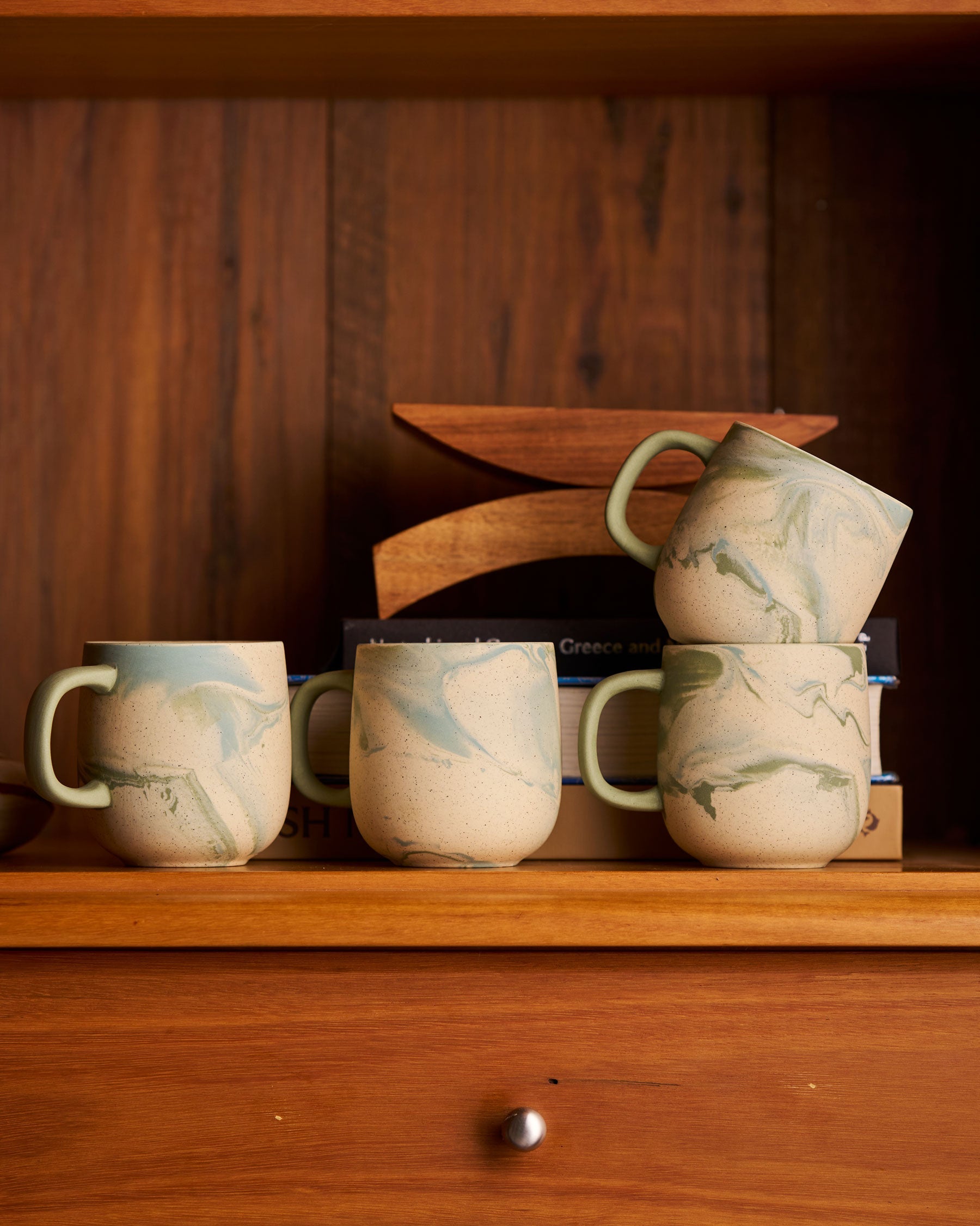 Robert Gordon Azure Jumble Mugs 4Pack