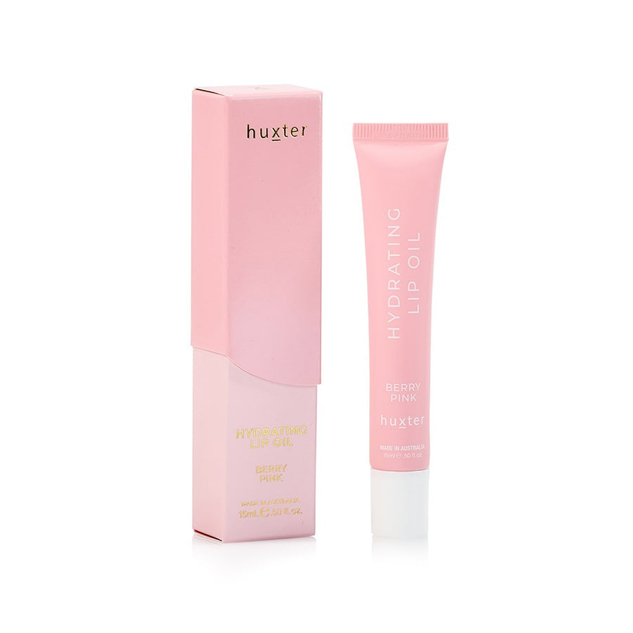 Huxter Hydrating Lip Oil - Berry Pink