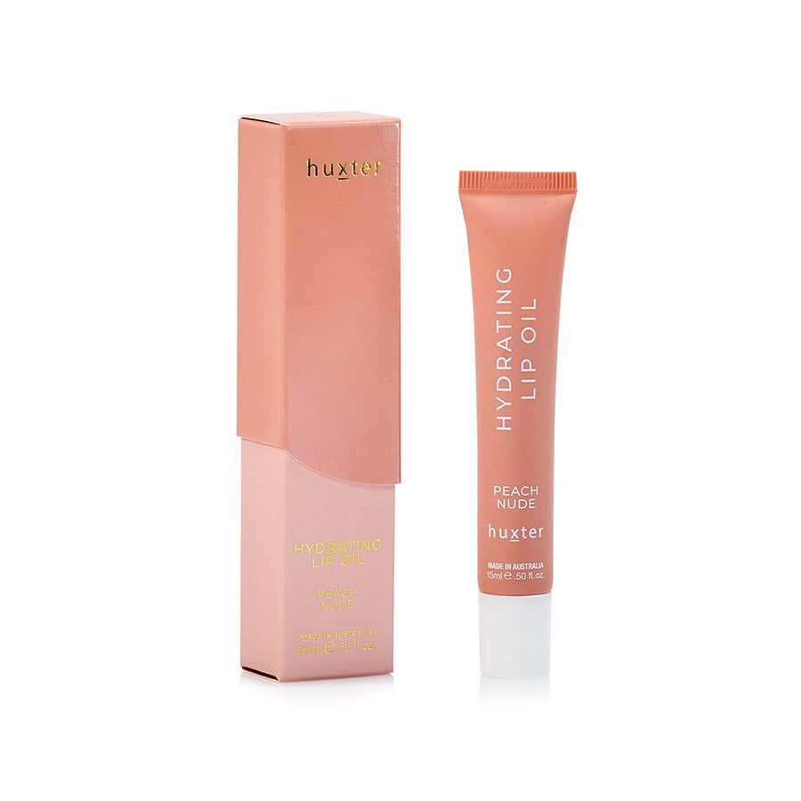 Huxter Hydrating Lip Oil - Peach Nude