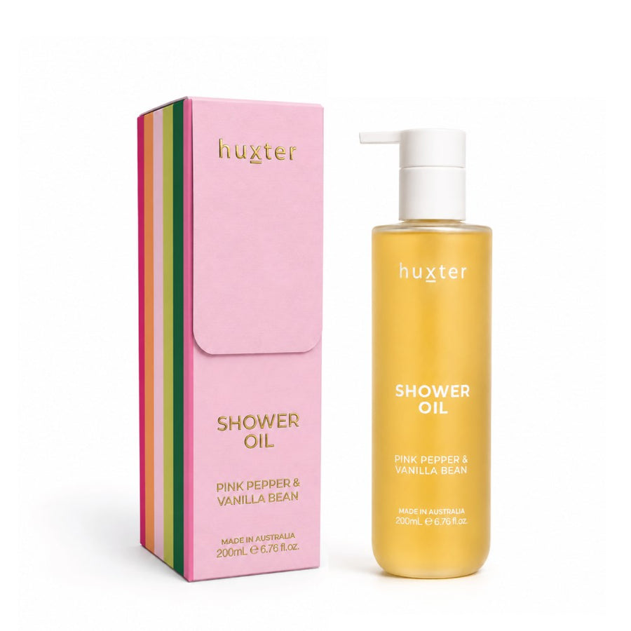 Huxter Christmas Shower Oil Pink Pepper & Vanilla Bean