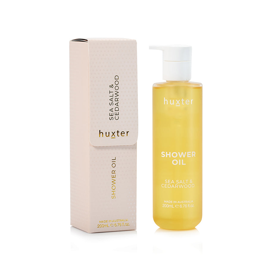 Huxter Shower Oil Sea Salt & Cedarwood