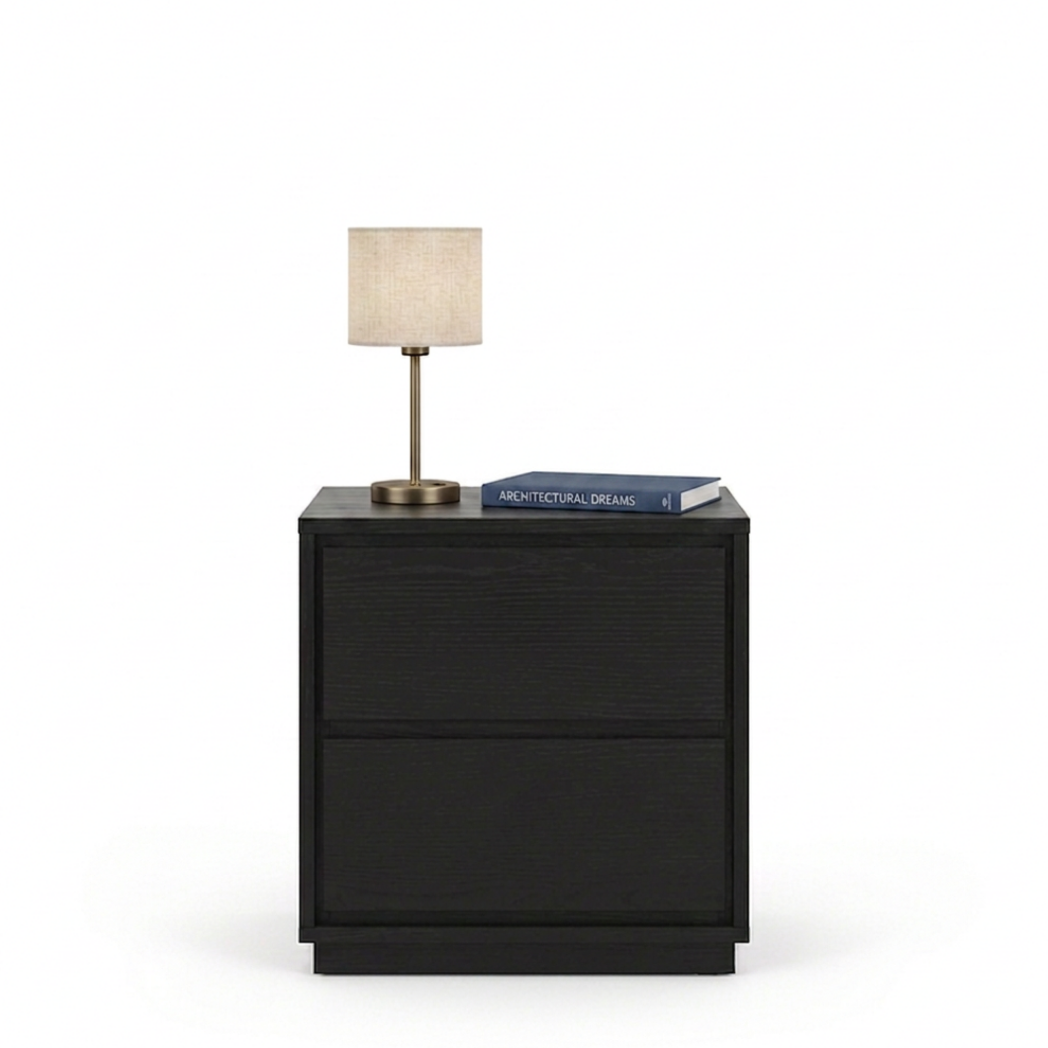 Carter Black Bedside Table