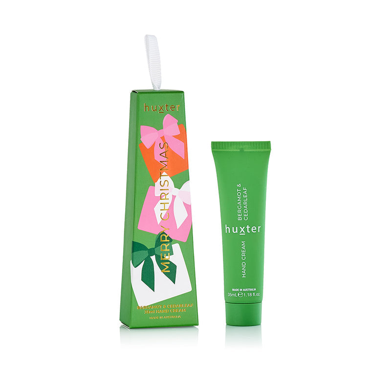 Huxter Hand Cream Green 35ml - Bergamot & Cedarleaf