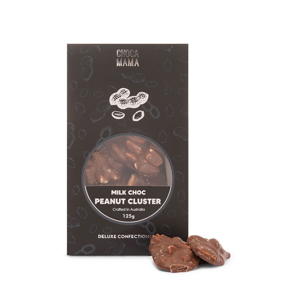 Chocamama Milk Choc Peanut Cluster