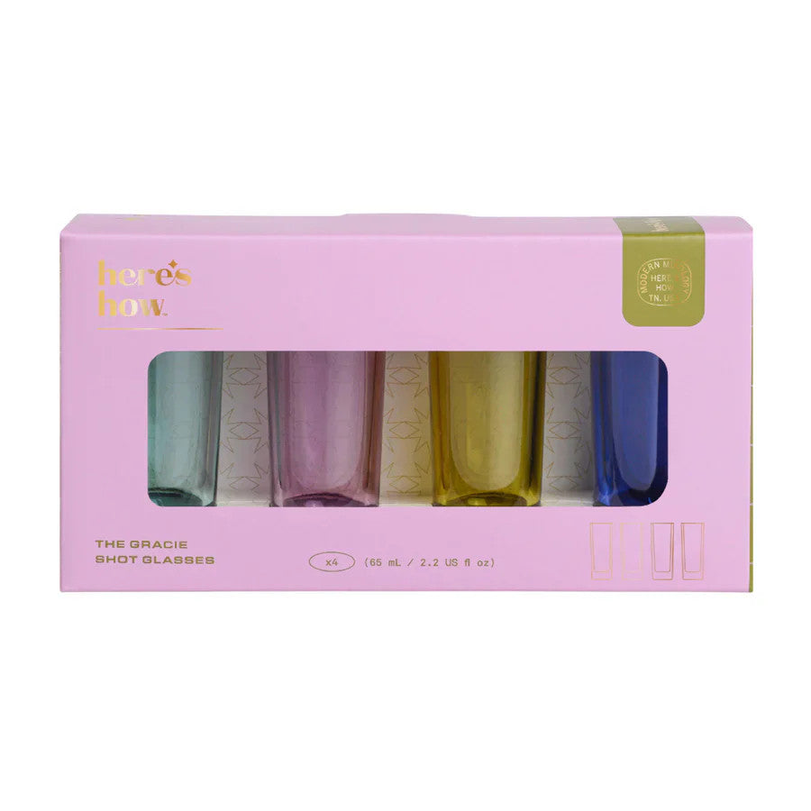 Here's How The Gracie Set of 4 Shot Glasses