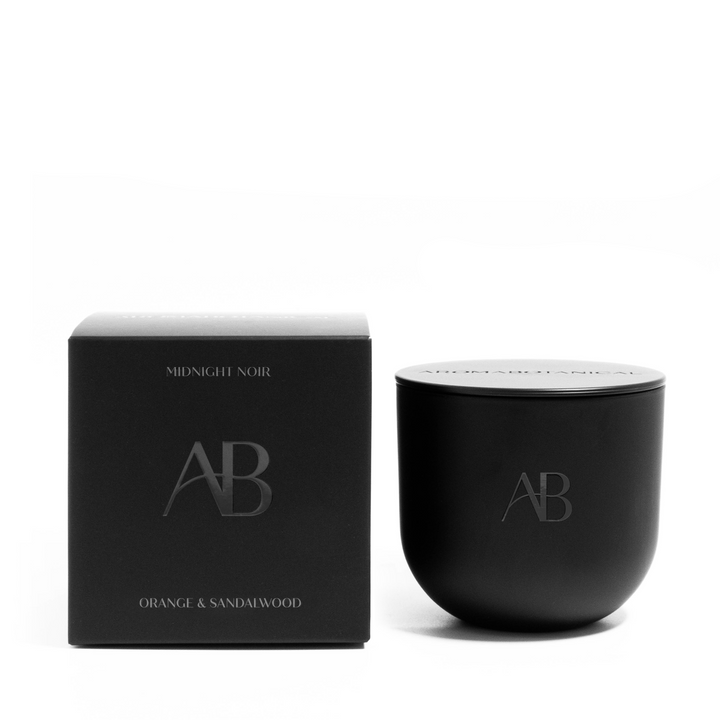 Aromabotanical Midnight Noir Candle 340g Orange & Sandalwood
