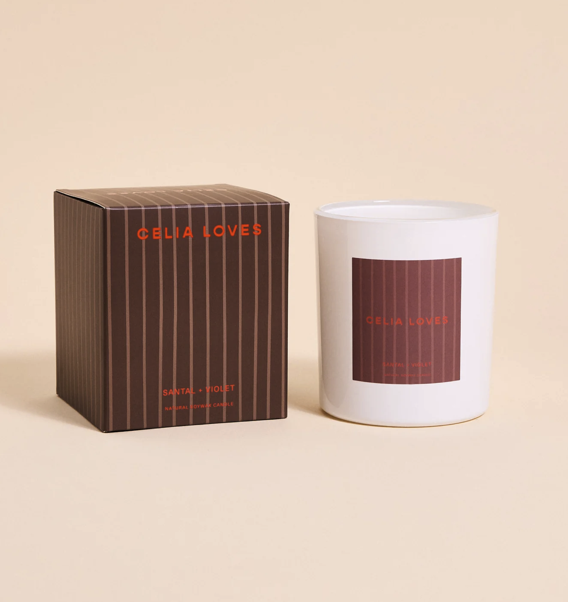 Celia Loves Santal Violet Candle
