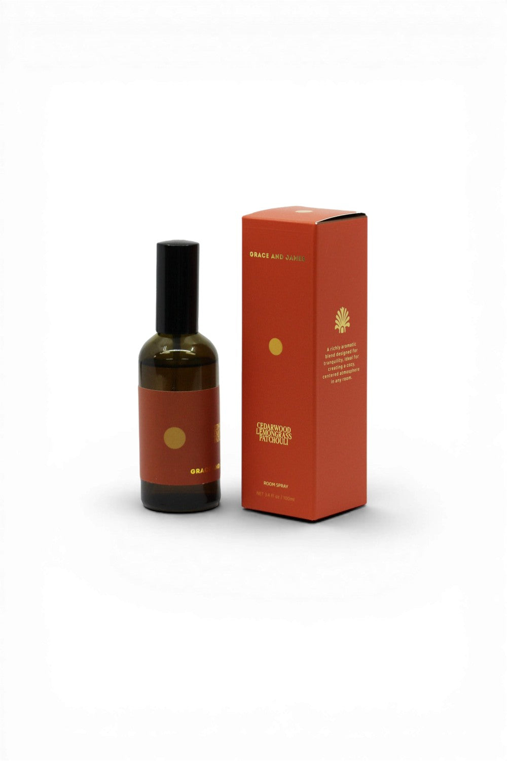 Grace and James Mist 100ml Cedarwood, Lemongrass & Patchouli