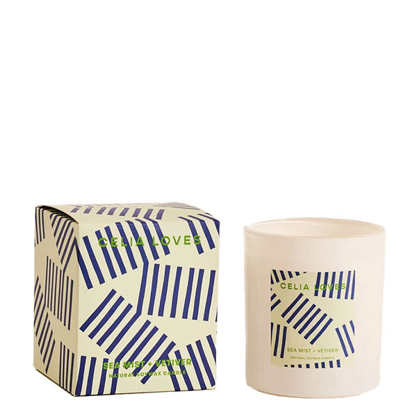 Celia Loves Sea Mist & Vetiver Candle