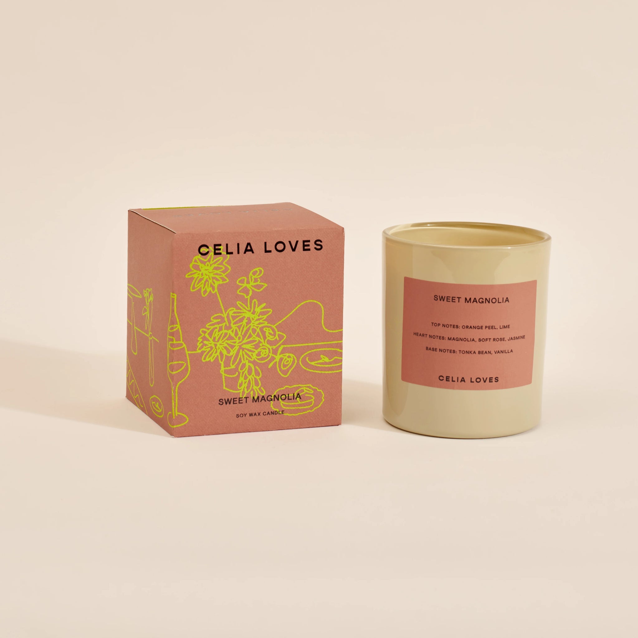 Celia Loves Sweet Magnolia Candle