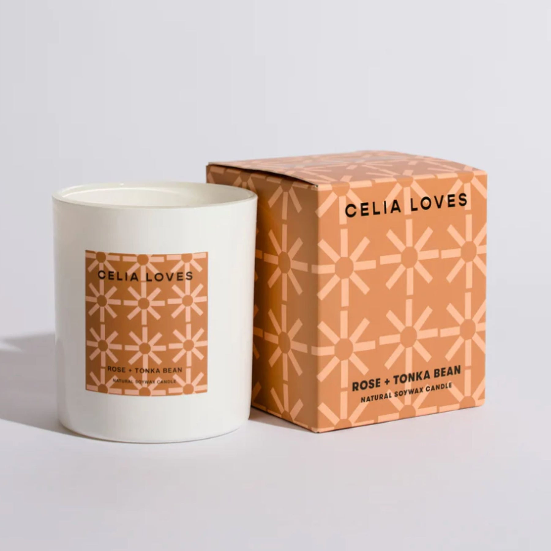 Celia Loves Rose & Tonka Bean Candle