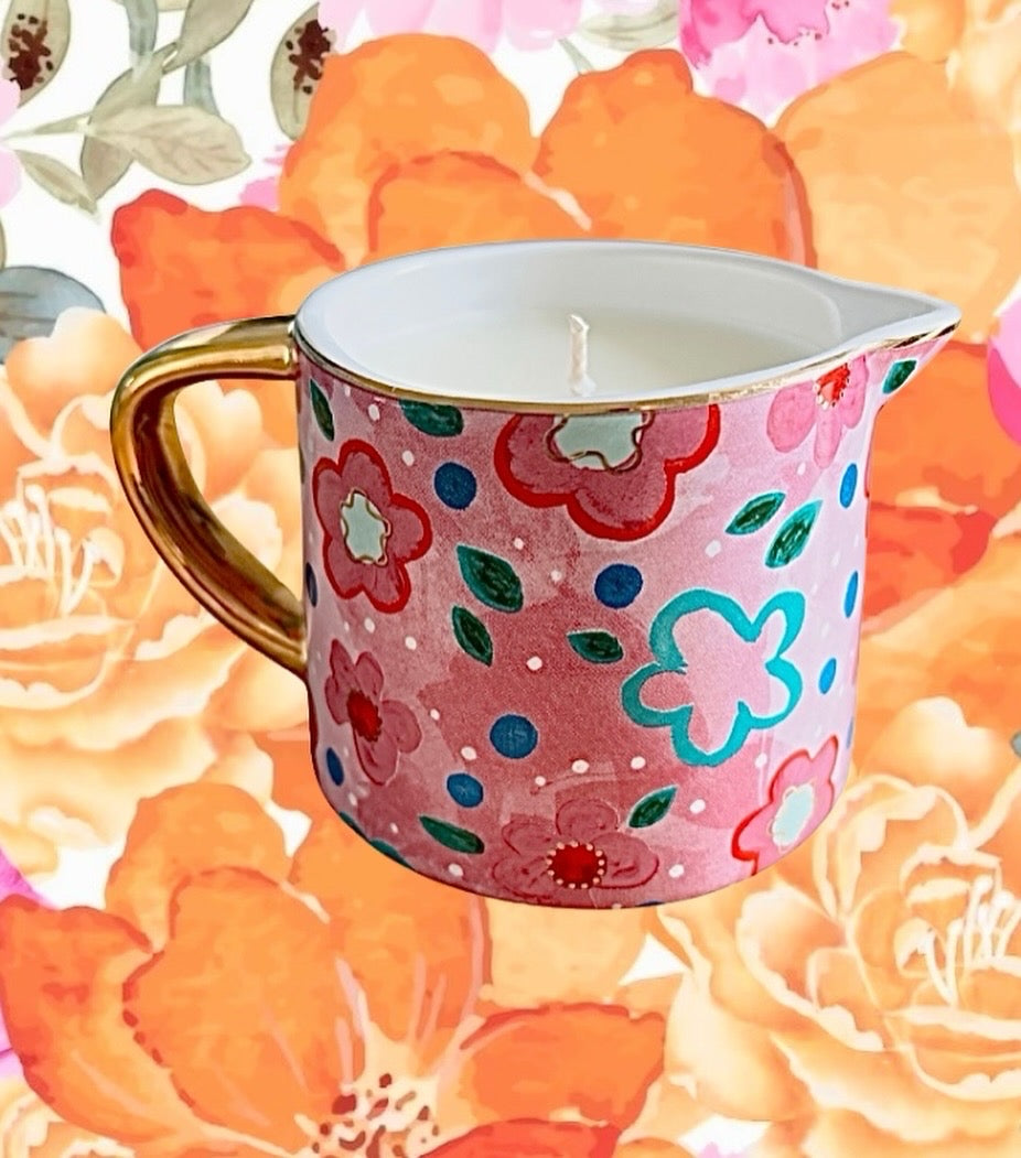 Carla Dinnage Foxy Berry Delight Pink Candle