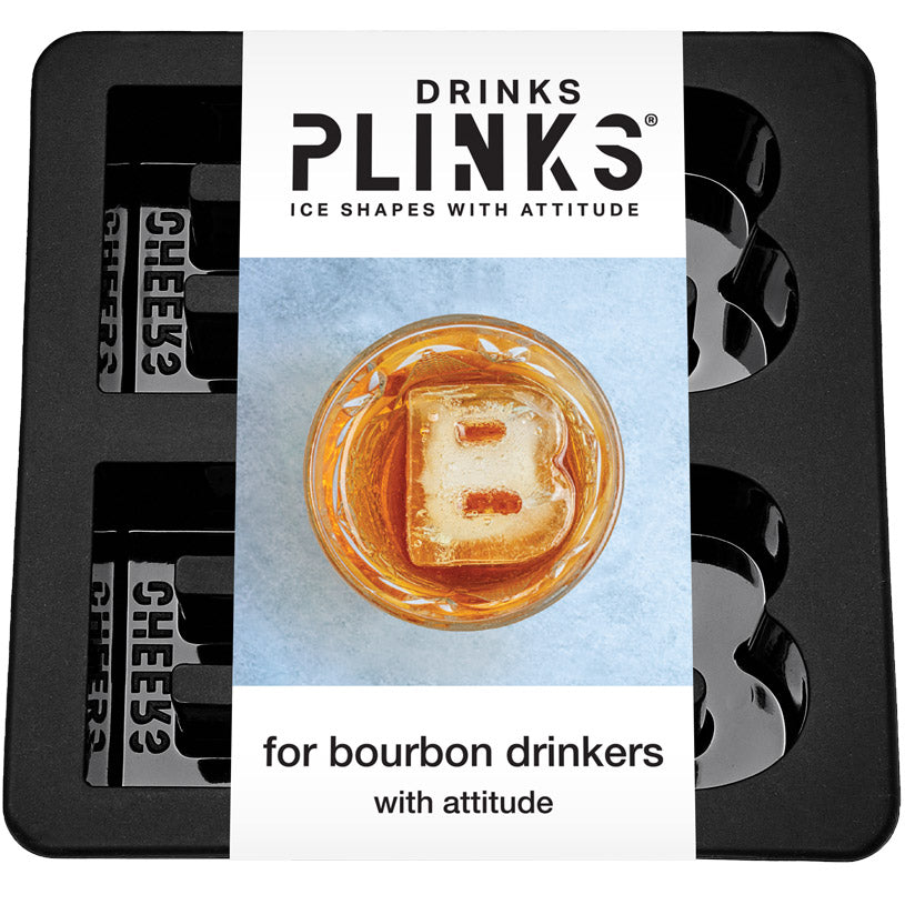 Drinks Plinks Ice Cube Tray For Bourbon Drinkers