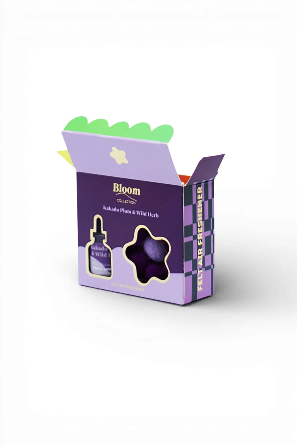 Grace and James Felt Air Freshener Kakadu Plum & Wild Herb Bloom