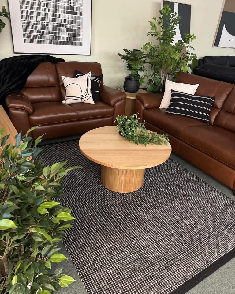 Ava 3+2 Leather Lounge