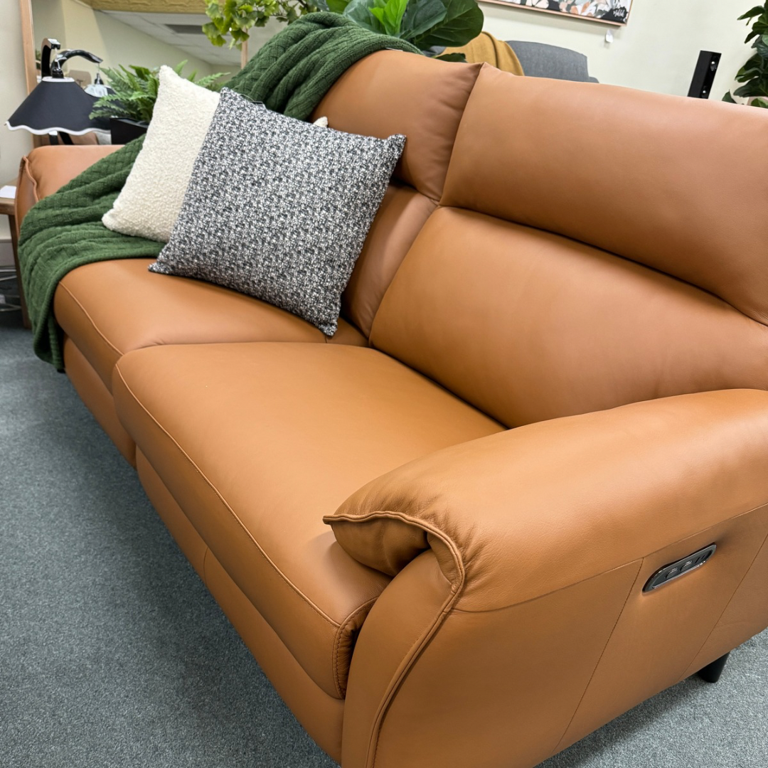 Florence Electric Leather Lounge Suite