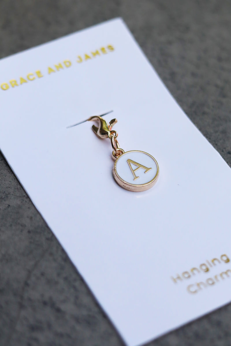 Grace and James Alphabet Hanging Charm