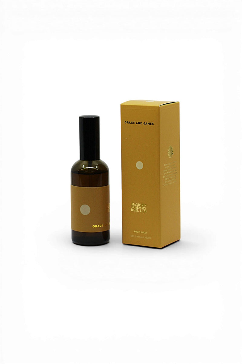 Grace and James Mist 100ml Mandarin, Rosemary & Bail