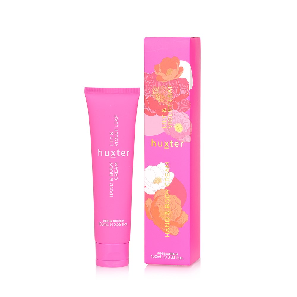 Huxter Hand & Body Cream 100ml - Lily & Violet Leaf