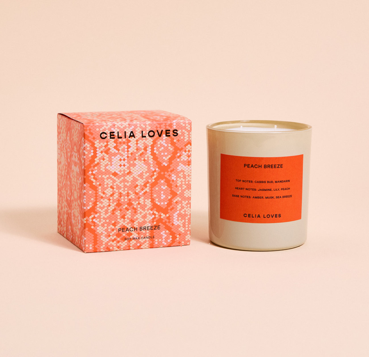 Celia Loves Peach Breeze Candle