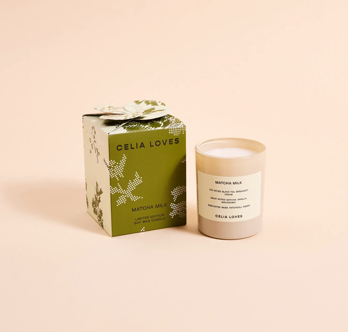 Celia Loves Mini Candle Matcha Milk 95g