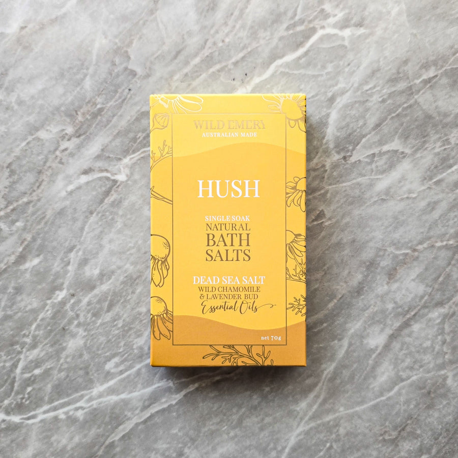 Wild Emery Single Natural Bath Salts - Hush