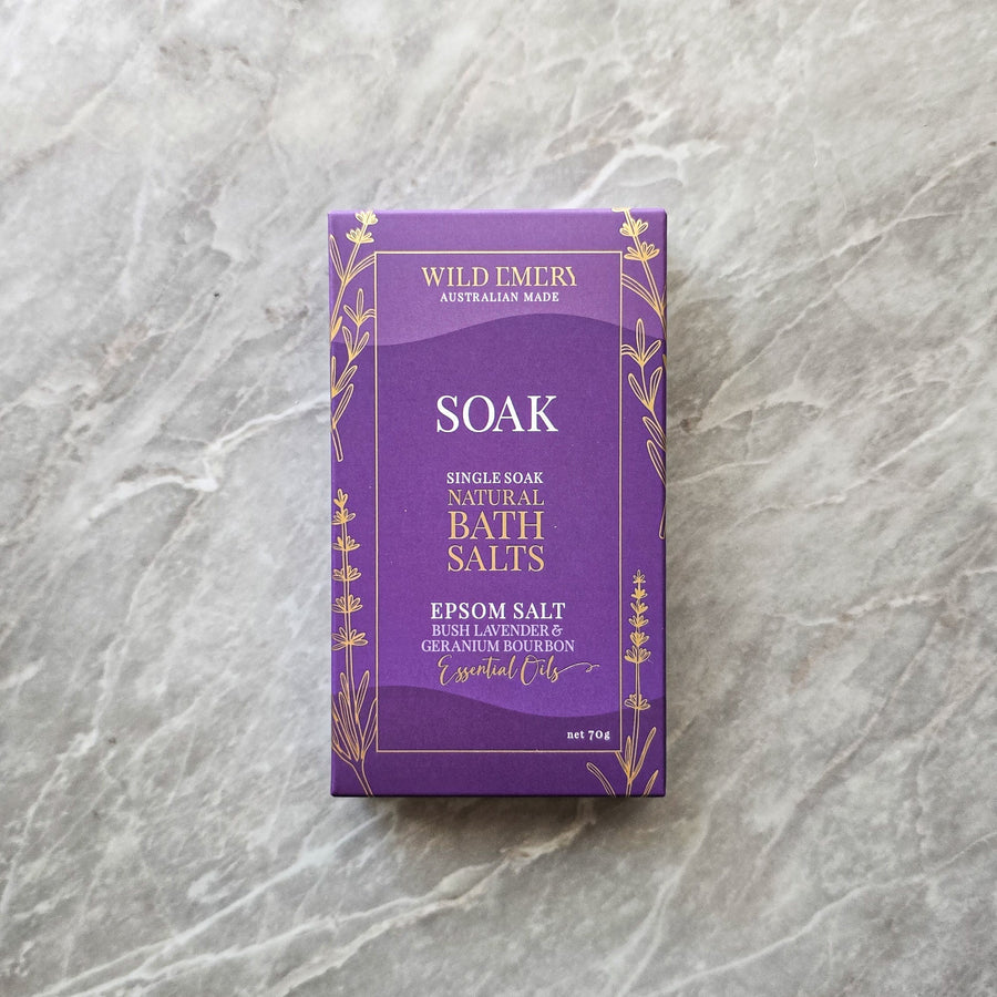 Wild Emery Single Natural Bath Salts - Soak