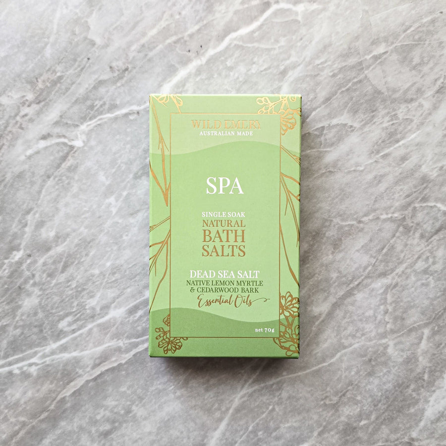 Wild Emery Single Natural Bath Salts - Spa