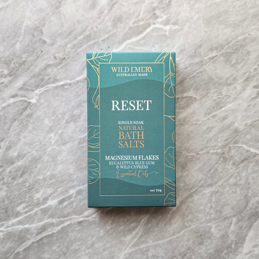 Wild Emery Single Natural Bath Salts - Reset