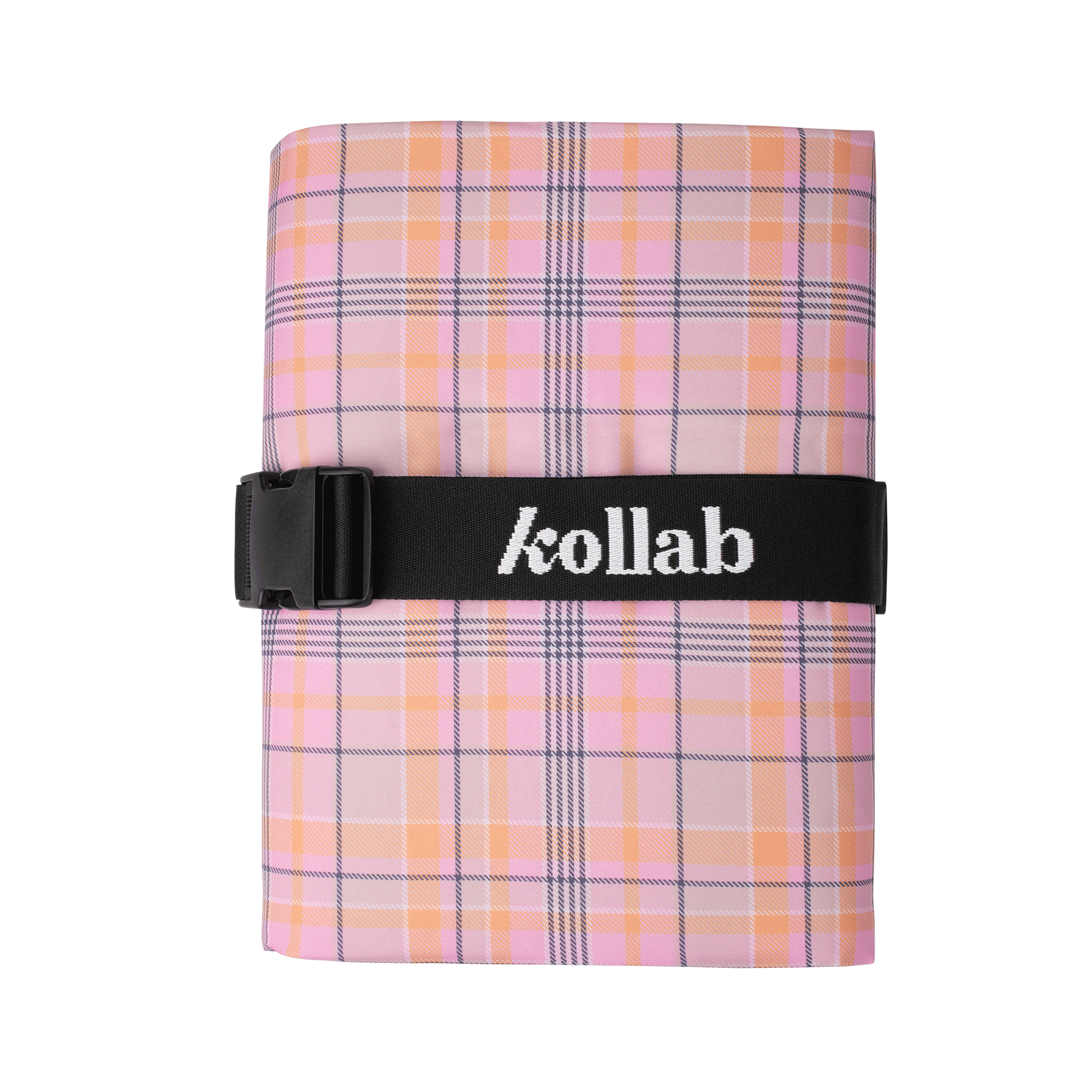 Kollab Picnic Mat Pink Blanket Check