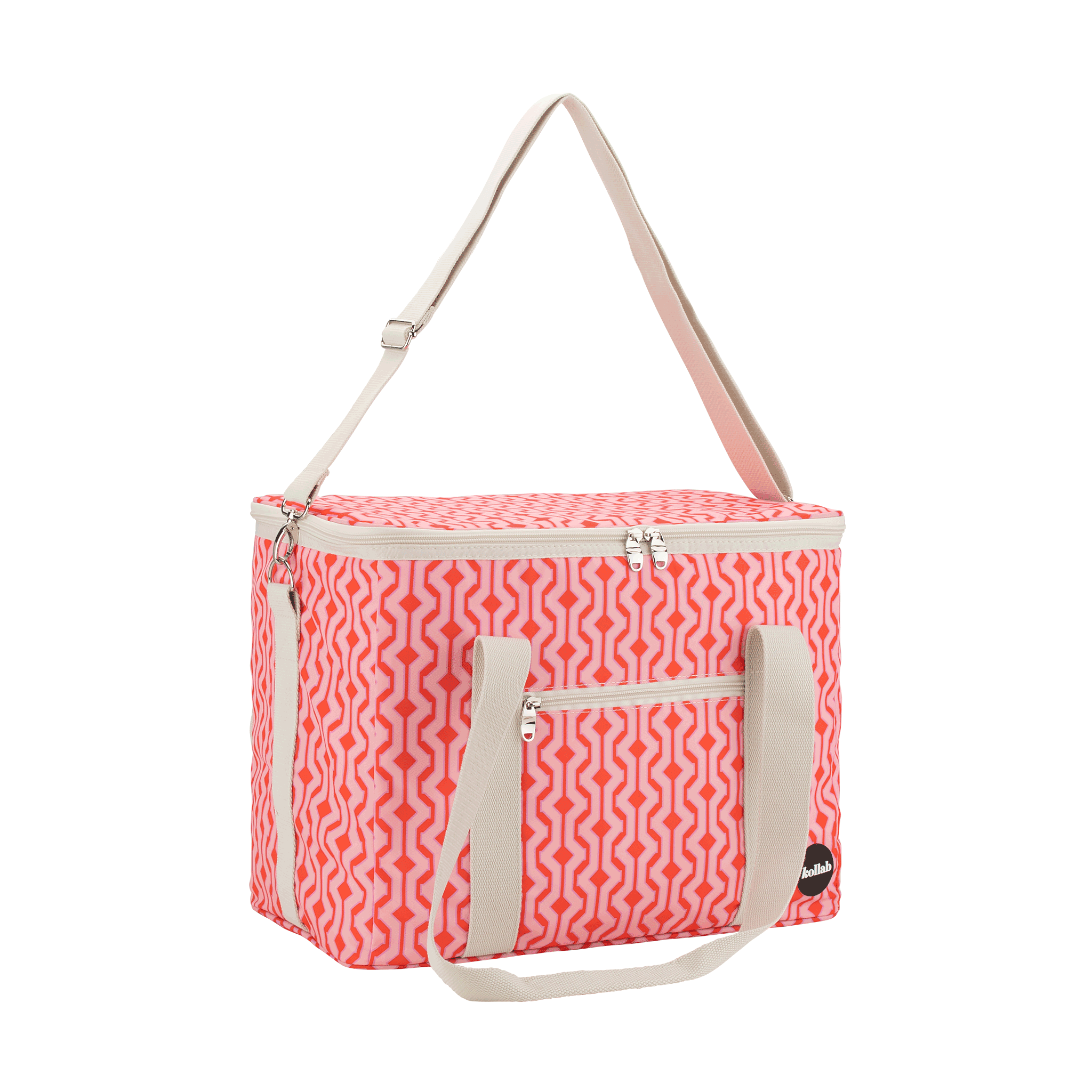 Kollab Holiday Picnic Bag Cherry Zig Zag