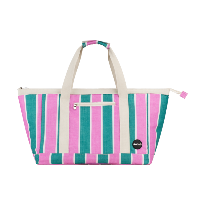 Kollab Holiday Tote Bag Spring Stripe