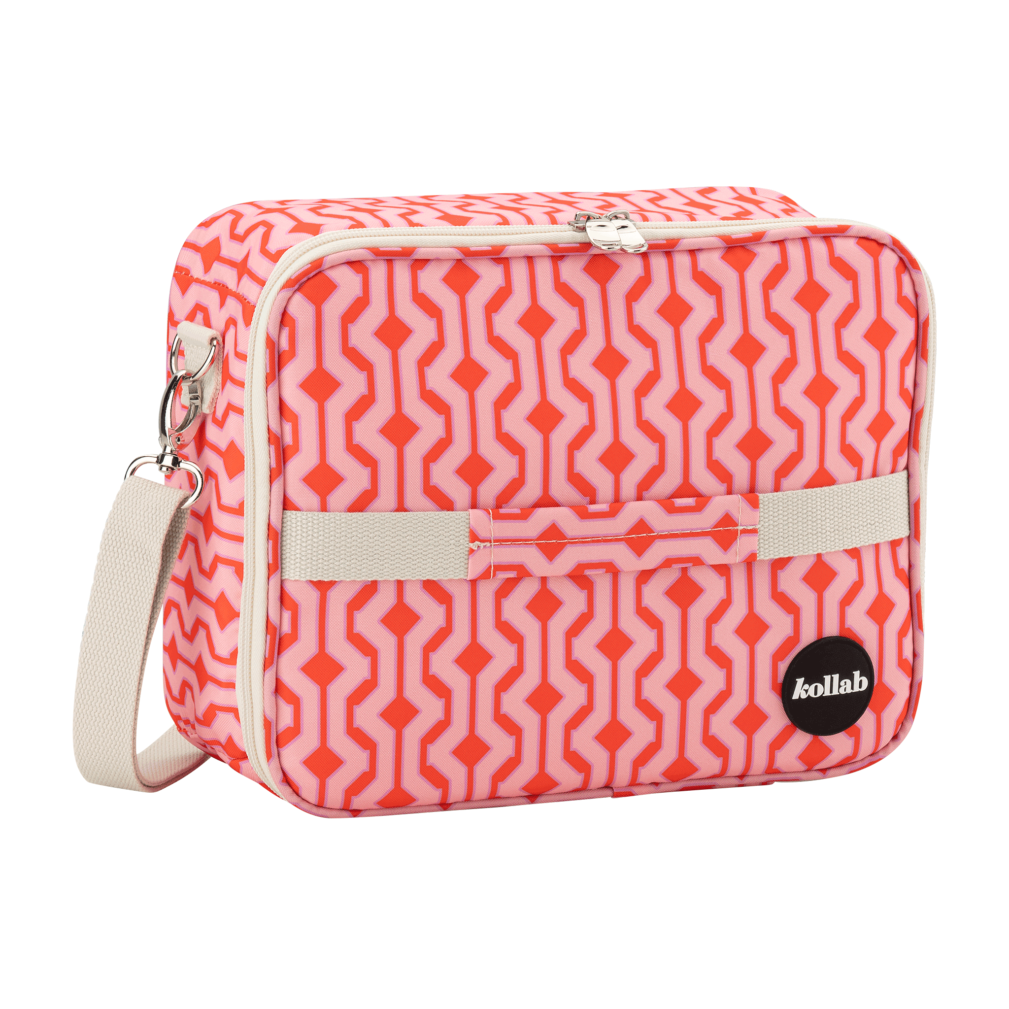 Kollab Holiday Bento Bag Cherry Zig Zag