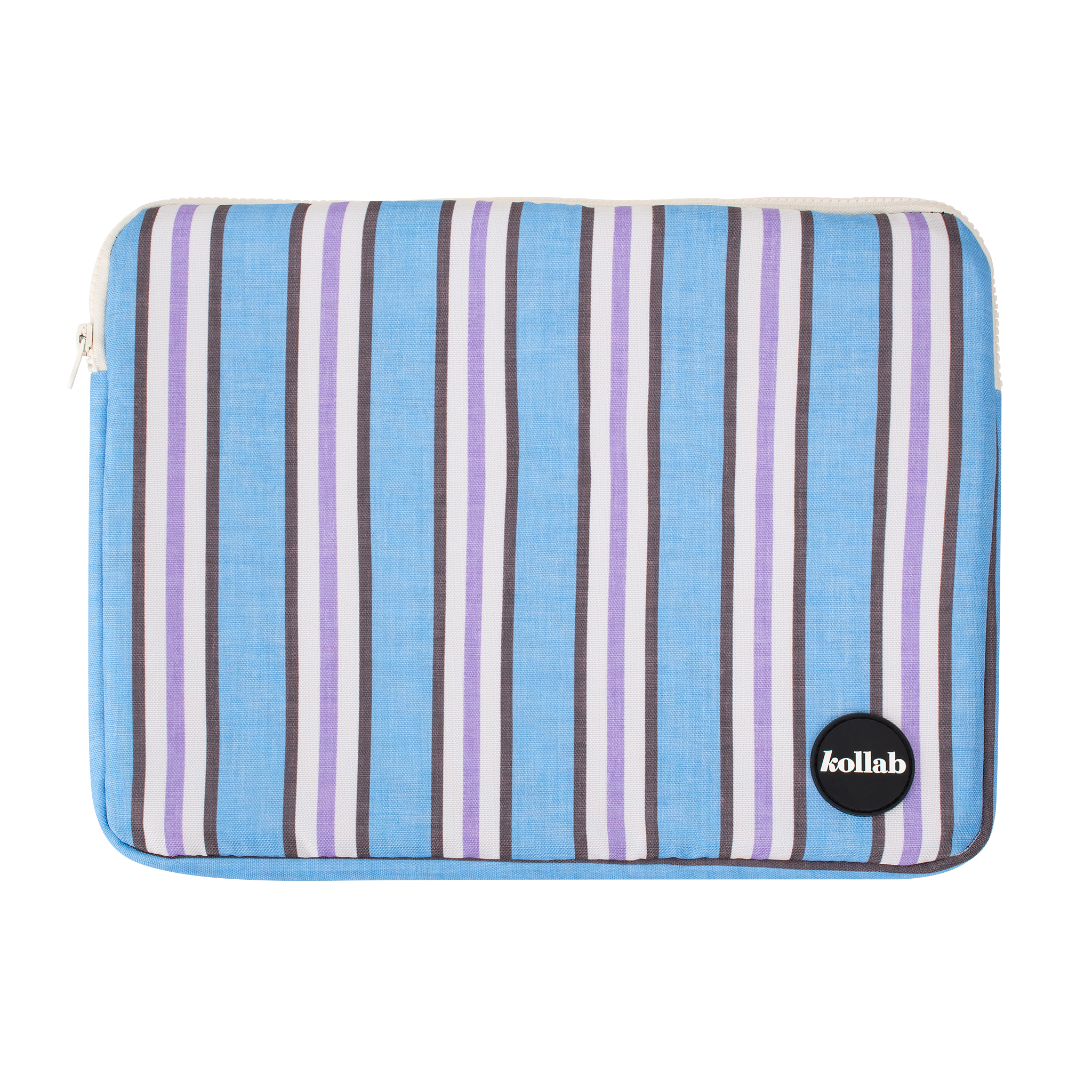 Kollab Laptop Case Choc Blue Stripe