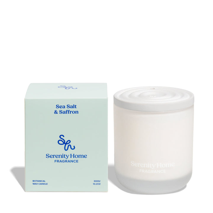 Serenity Home Sea Salt & Saffron Candle