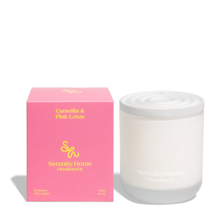 Serenity Home Camillia & Pink Lotus Candle