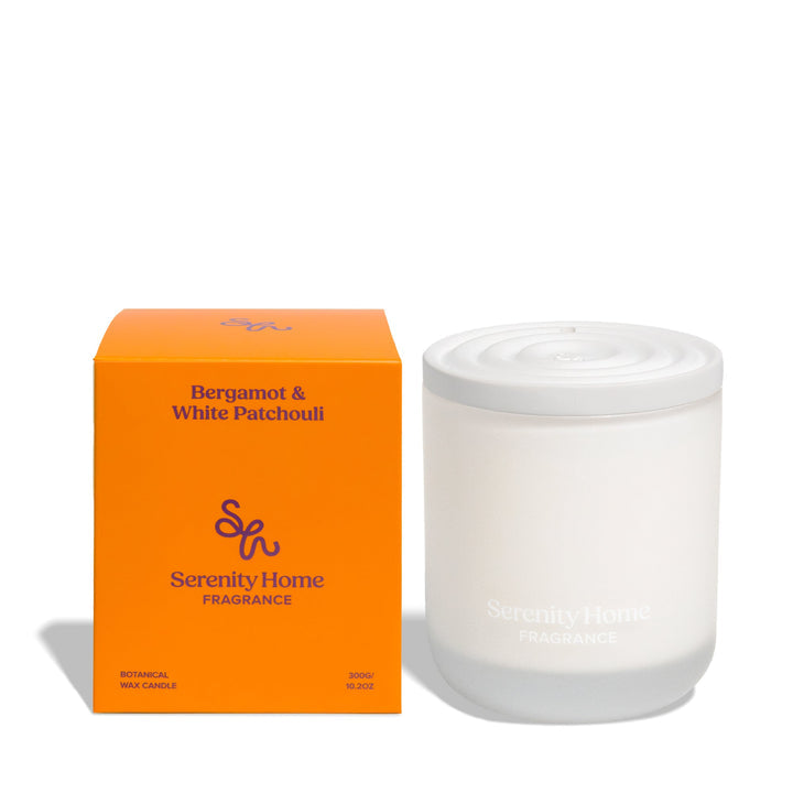 Serenity Home Bergamot and White Patchouli Candle
