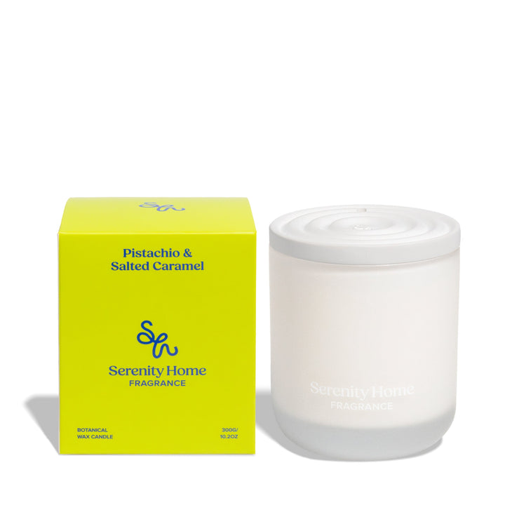 Serenity Home Pistachio & Salted Caramel Candle