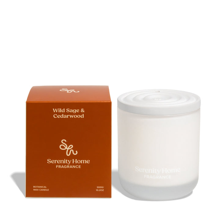 Serenity Home Wild Sage & Cedarwood Candle