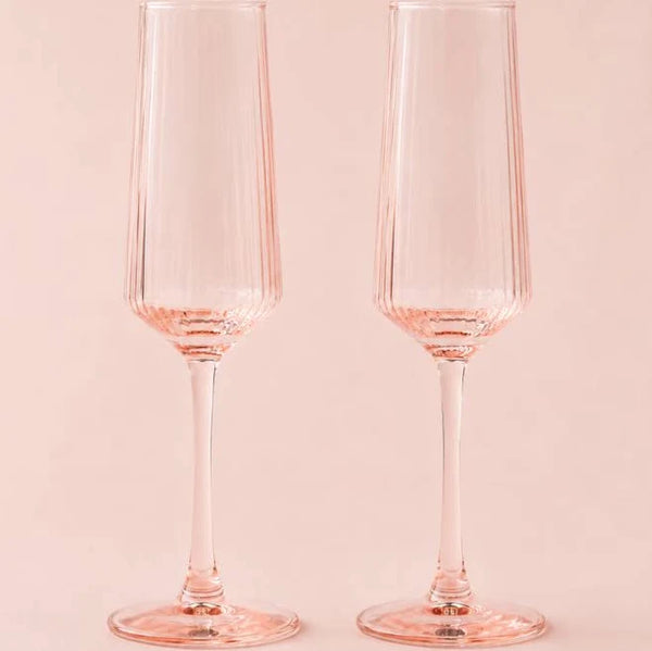 Here's How The Luna Set of 2 Champagne- Blush