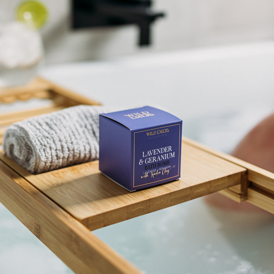 Wild Emery Bath Bomb Lavender & Geranium